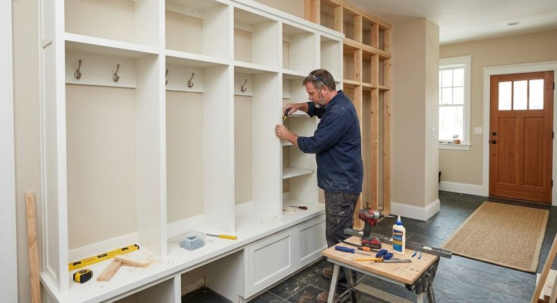 Built In Tv Cabinetry in Winston Salem, NC