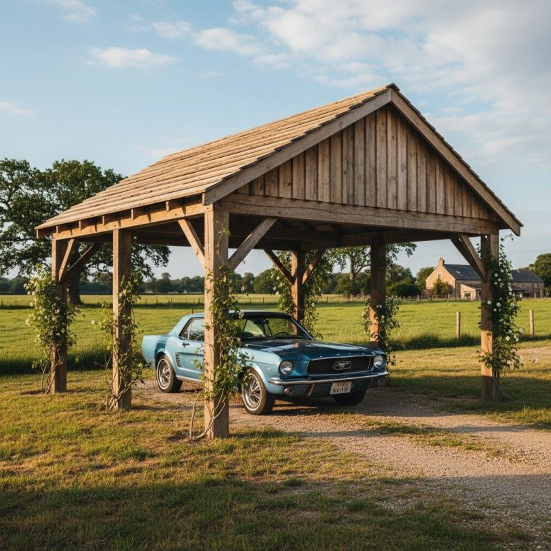 Wooden Carport Repair detail
