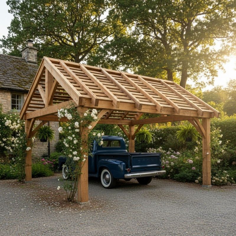 Wooden Carport Repair detail